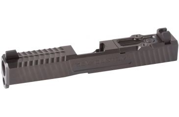 Image of ZEV Technologies Tri-Lo Complete Gen 4 Pistol Slide,Black G19 Absolute Cowitness w/RMR Cover Plate SLD.KIT-Z19-4G-TRI-RMR-CW.ABS-DLC