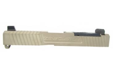 Image of ZEV Technologies Tri-Lo Complete Gen 4 Pistol Slide,FDE G19 Absolute Cowitness w/RMR Cover Plate SLD.KIT-Z19-4G-TRI-RMR-CW.ABS-FDE 