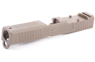 Image of ZEV Technologies Tri-Lo Stripped Gen 4 Pistol Slide,FDE G19 Absolute Cowitness SLD-Z19-4G-TRI-RMR-CW.ABS-FDE