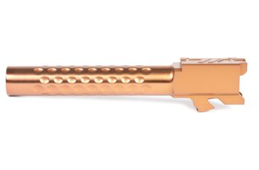 Image of ZEV Technologies Glock 17 Gen 5 9mm Luger Optimized Match Non-Threaded Pistol Barrel, 1-14 Twist, Bronze PVD, BBL-17-OPT-5G-BRZ