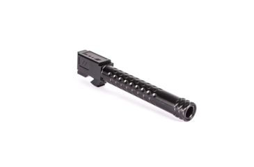 Image of ZEV Technologies V2 Match Barrel, Glock 17 Gen5, 1/2x28 Threading, DLC, Black BBL-17-V2-5G-TH-DLC