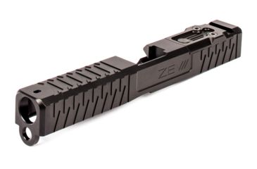 Image of ZEV Technologies Z17 Enhanced SOCOM 3rd Gen Glock DPP Striped Slide, Black SLD-Z17-3G-ESOC-DPP-DLC
