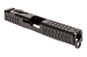 Image of ZEV Technologies Z17 Enhanced SOCOM 3rd Gen Glock DPP Striped Slide, Black SLD-Z17-3G-ESOC-DPP-DLC