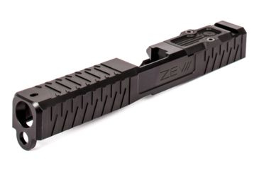 Image of ZEV Technologies Z17 Enhanced SOCOM 3rd Gen Glock RMR Striped Slide Kit, Black SLD.KIT-Z17-3G-ESOC-RMR-DLC