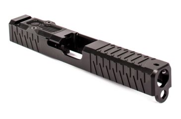 Image of ZEV Technologies Z17 Enhanced SOCOM 3rd Gen Glock RMR Striped Slide Kit, Black SLD.KIT-Z17-3G-ESOC-RMR-DLC