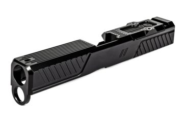 Image of ZEV Technologies Z19 Citadel Stripped Slide with RMR Plate, Glock 19 4th Gen, Black, SLD-Z19-4G-CIT-RMR-DLC