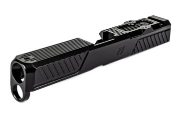 Image of ZEV Technologies Z19 Citadel Stripped Slide with RMR Plate, Glock 19 5th Gen, Black, SLD-Z19-5G-CIT-RMR-DLC