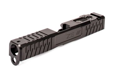 Image of ZEV Technologies Z19 Enhanced SOCOM 3rd Gen Glock DPP Striped Slide Kit, Black SLD.KIT-Z19-3G-ESOC-DPP-DLC