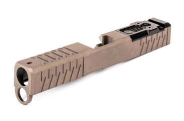 Image of ZEV Technologies Z19 Enhanced SOCOM 4th Gen Glock DPP Striped Slide Kit, FDE SLD.KIT-Z19-4G-ESOC-DPP-FDE