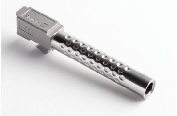 Image of Zev Technologies ZEV Dimpled Barrel For Glock 17 9mm 4.49 Inch Barrel Stainless Steel Finish