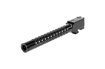 Image of ZEV Technologies ZEV Optimized Match Glock 34 Gen5 9mm Threaded Pistol Barrel, 1-14 Twist, 1/2x28, DLC, Black, BBL-34-OPT-5G-TH-DLC