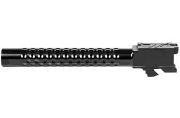 Image of ZEV Technologies ZEV Optimized Match Glock 34 Gen5 9mm Threaded Pistol Barrel, 1-14 Twist, 1/2x28, DLC, Black, BBL-34-OPT-5G-TH-DLC