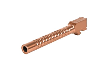 Image of ZEV Technologies ZEV Optimized Match Glock 34 Gen5 9mm Threaded Pistol Barrel, 1-14 Twist, 1/2x28, PVD, Bronze, BBL-34-OPT-5G-TH-BRZ