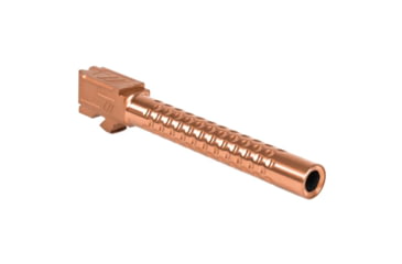 Image of ZEV Technologies ZEV Optimized Match Glock 34 Gen5 9mm Threaded Pistol Barrel, 1-14 Twist, 1/2x28, PVD, Bronze, BBL-34-OPT-5G-TH-BRZ