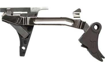 Image of ZEV Technologies ZEV PRO Flat Face Glock Trigger Kit, Drop-In Kit, 1-4 Gen, 9mm, Black/Black, FFT-PRO-DRP-9-B-B
