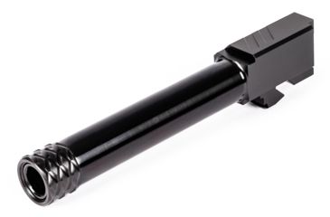Image of ZEV Technologies Glock 19 Gen1-5 9mm Luger PRO Match Grade Threaded Pistol Barrel, 1-10 Twist, 1/2X28, Black DLC, BBL-19-PRO-TH-DLC