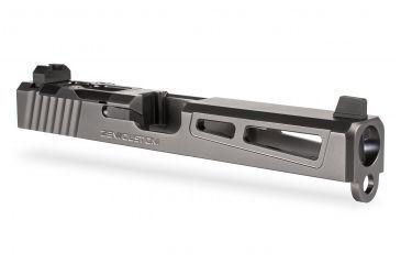 Image of ZEV Technologies ZEV Z17 Prizefighter Gray 4th Gen Stripped Slide with RMR Cover Plate, SLDZ174GPRZFRMRCWABSGRY
