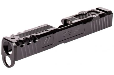 Image of ZEV Technologies ZEV Z19 Spartan Black 4th Gen Stripped Slide with RMR Cover Plate, SLDZ194GSPARTRMRCWABSDLC