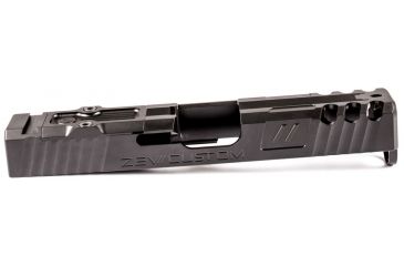 Image of ZEV Technologies ZEV Z19 Spartan Black 4th Gen Stripped Slide with RMR Cover Plate, SLDZ194GSPARTRMRCWABSDLC