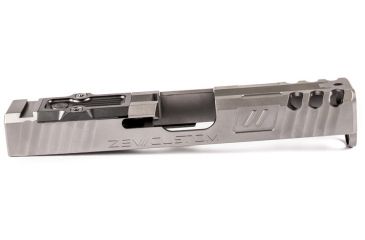 Image of ZEV Technologies ZEV Z19 Spartan Gray 4th Gen Stripped Slide with RMR Cover Plate, SLDZ194GSPARTRMRCWABSGRY