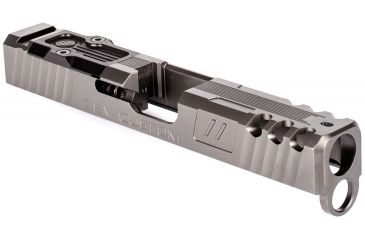 Image of ZEV Technologies ZEV Z19 Spartan Gray 4th Gen Stripped Slide with RMR Cover Plate, SLDZ194GSPARTRMRCWABSGRY