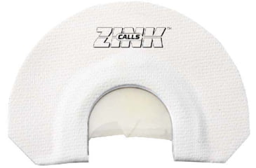 Image of Zink Lucky Lady Diaphragm Call, Tight Tension, Turkey Sounds, V-notch Cut Triple Reed, White, ZNK-ZNK312
