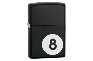 Image of Zippo 8-Ball Classic Style Lighter, Black Matte 24331