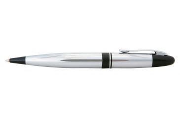 Image of Zippo Allegheny Solid Brass Ball Point Pen, Chrome/Black 41029