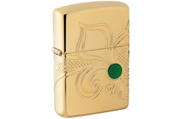 Image of Zippo Armor Fleur De Lis, 1.44 x 2.25, 49108