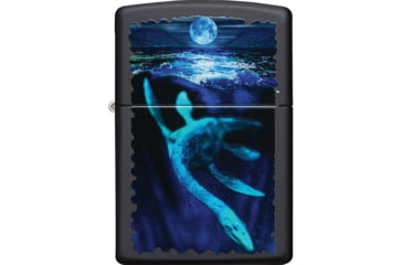 Image of Zippo Black Light Loch Ness Design