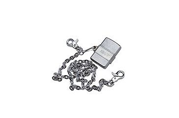 Image of Zippo Zip Chain Classic Lighter &amp; Chain Accessory Combo, Street Chrome 24414
