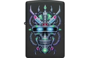 Image of Zippo Cyber Skull Design Lighter