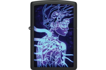 Image of Zippo Cyborg Woman Design