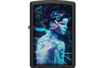 Image of Zippo Cyborg Woman Design
