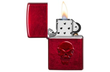 Image of Zippo Doom Pocket Lighter, Red, 21186