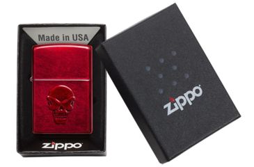 Image of Zippo Doom Pocket Lighter, Red, 21186