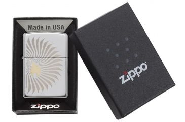 Image of Zippo Flame Rays Design Pocket Lighter 29726