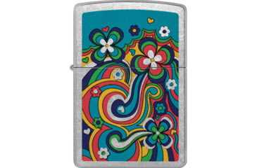 Image of Zippo Flower Power Design Lighter