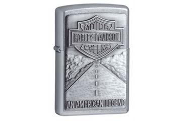 Image of Zippo Harley Davidson An American Legend Classic Style Lighter, Street Chrome 20229