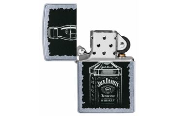 Image of Zippo Jack Daniel's Pocket Lighter, Street Chrome, 29758