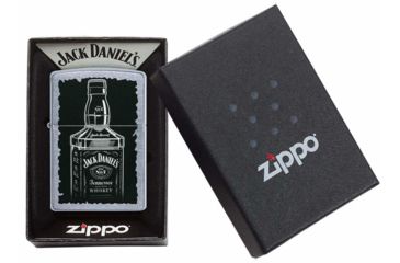 Image of Zippo Jack Daniel's Pocket Lighter, Street Chrome, 29758
