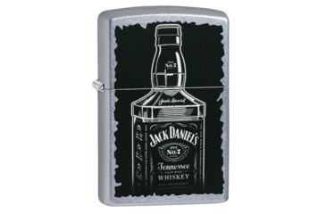 Image of Zippo Jack Daniel's Pocket Lighter, Street Chrome, 29758