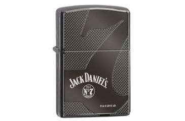 Image of Zippo Jack Daniels Armor Lighter, Ice Black 28817