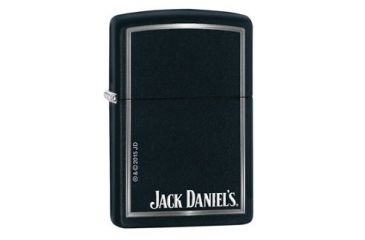 Image of Zippo Jack Daniels Windproof Lighter, Matte Black 28820