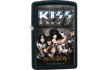 Image of Zippo KISS Black Matte, Lighter ZO28628