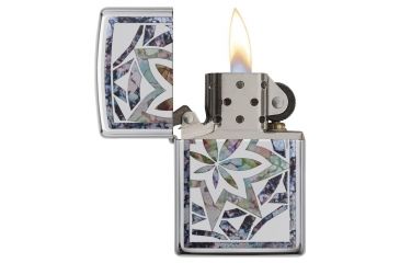 Image of Zippo Leaf Fusion Design Pocket Lighter 29727
