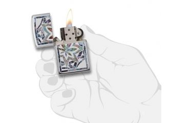 Image of Zippo Leaf Fusion Design Pocket Lighter 29727