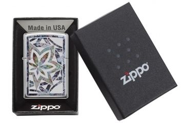 Image of Zippo Leaf Fusion Design Pocket Lighter 29727