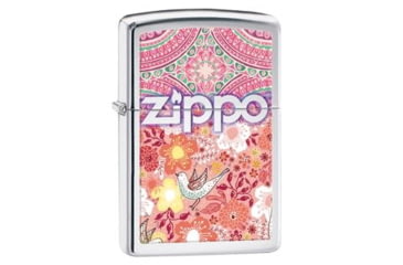 Image of Zippo Lighter, Songbird, High Polish Chrome 28851