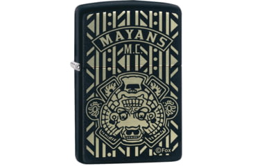 Image of Zippo Mayans M.C. Lighter, 1.44 x 2.25, 49087
